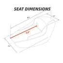 C.C Rider Taper Tail Solo Seat for Harley  - Customhoj