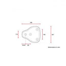 C-Racer Classic bobber Solo Seat Small Black