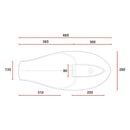 C-Racer Neo Classic Café Racer Seat Dark Brown