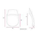 C-Racer Universal Flat Track/Scrambler Mask No2