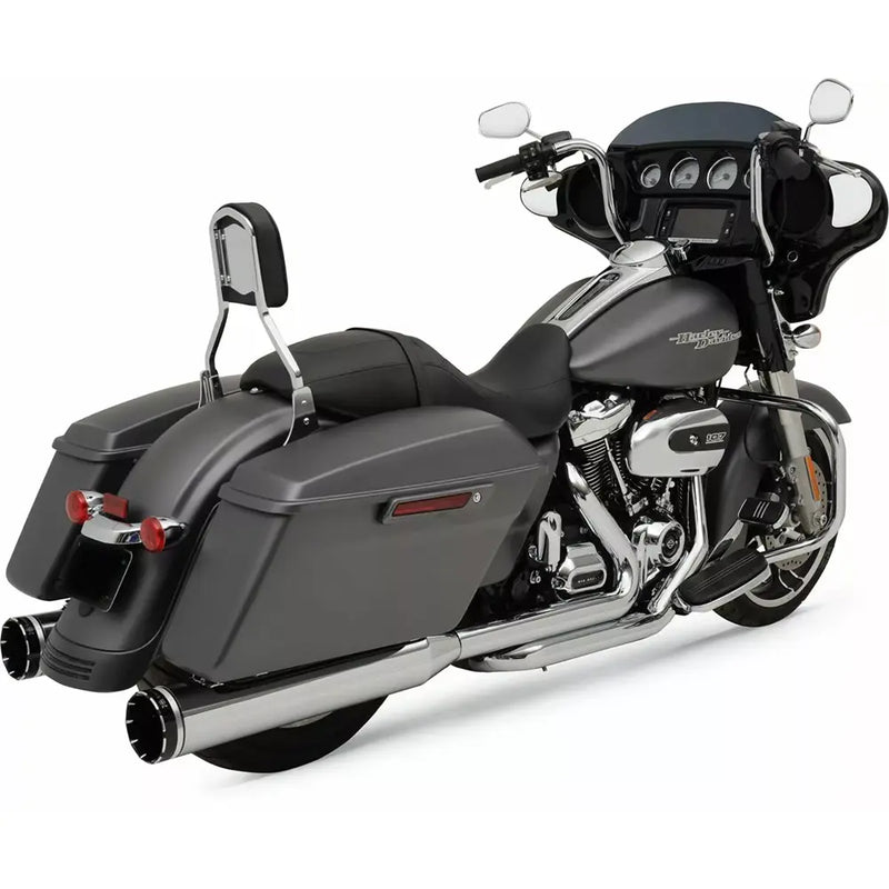 Khrome Werks Sistema di scarico Dominator con crossover a due fasi per Harley