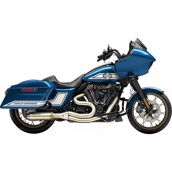 Sistema di scarico Bassani Road Rage Super Bike 2-into-1 per Harley