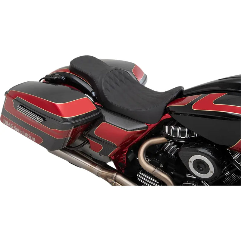 Drag Specialties Sella Predator 2-Up per Harley