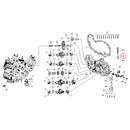 Cam Drive / Cover Parts Diagram Exploded View for Harley 45" Flathead 35) 32-69 45" SV. Nut, 10/32 (set of 25). Replaces OEM: 7630 & 7638