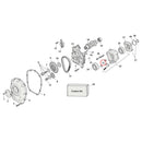 Cam Drive / Cover Parts Diagram Exploded View for Harley Milwaukee Eight 22) L17-23 M8. S&S relief valve, oil pump bypass. Replaces OEM: 26400-82B