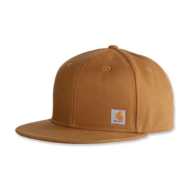 Carhartt Cap Firm Duck Flat Brim Brown