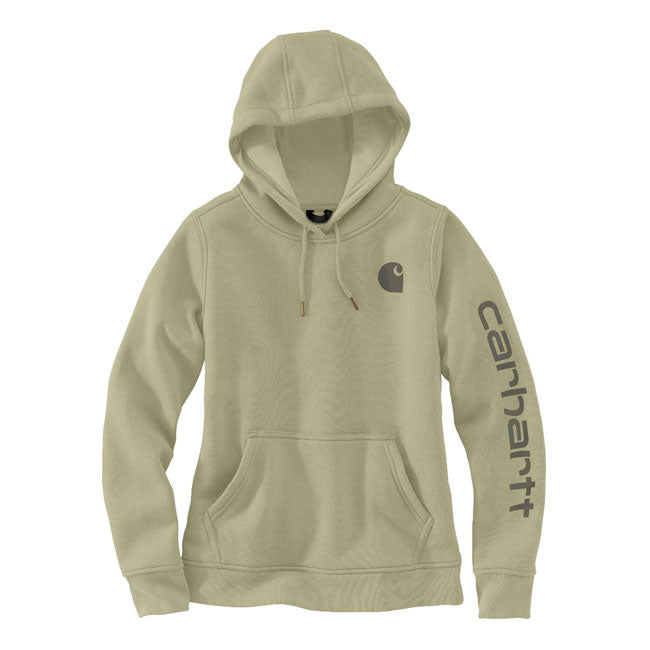 Carhartt Logo Sleeve Graphic Sweatshirt Ladies Dried Clay / XS