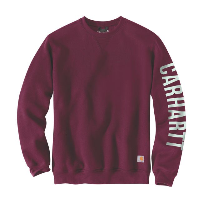 Carhartt Logo Sleeve Sweatshirt Red / S