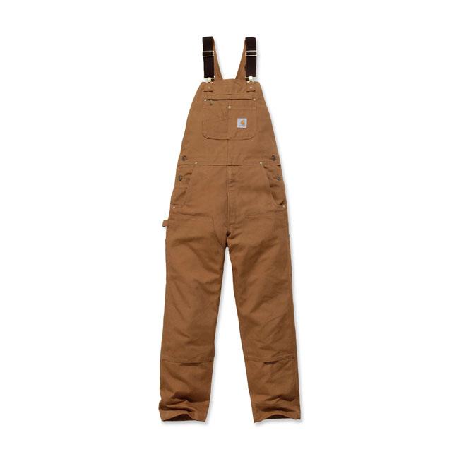 Carhartt Relaxed Fit Duck Bib Overall Brown / 30 / 32