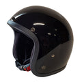 Cavalero Slimline Low Profile Open Jet Helmet Gloss Black / S (53-54cm)  - Customhoj