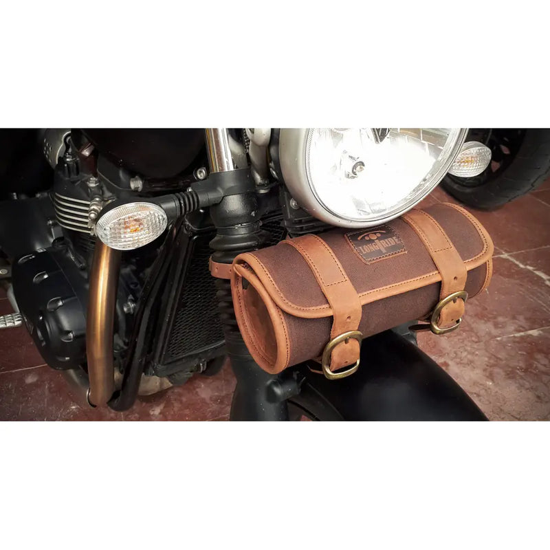 Longride Borsa porta attrezzi classica rotonda per moto
