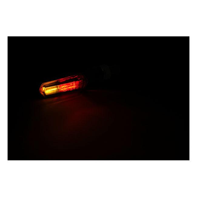 COB 3 In 1 LED Motorcycle Taillights Black