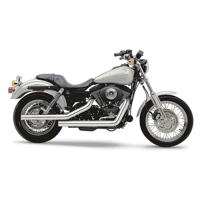 Cobra Dragsters Chrome Exhaust for Harley 91-05 Dyna  - Customhoj