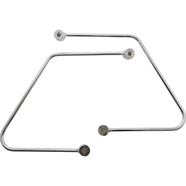 Cobra Saddlebag Support Bracket Kit for Yamaha 99-11 XVS650 Drag Star  - Customhoj