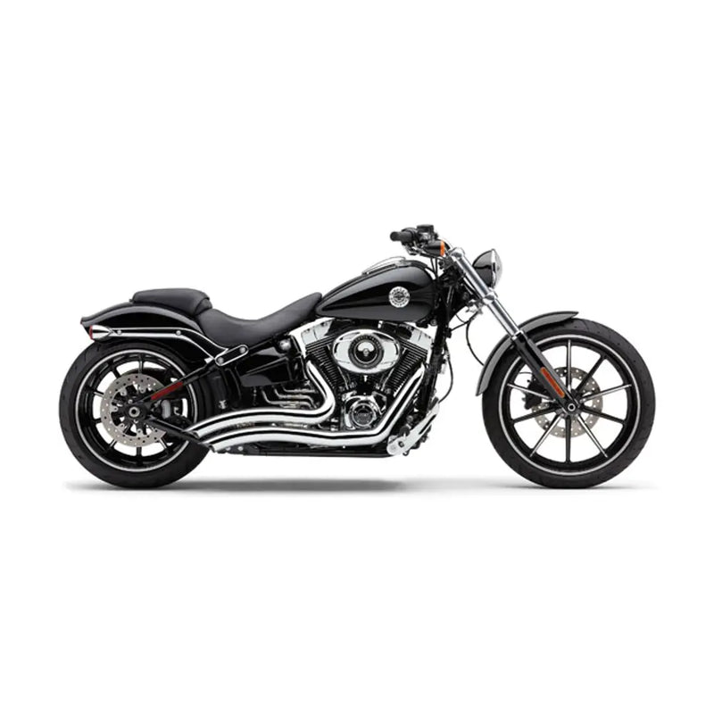 Cobra Speedster Short Swept Exhaust for Harley 13-17 Softail Breakout / Chrome  - Customhoj