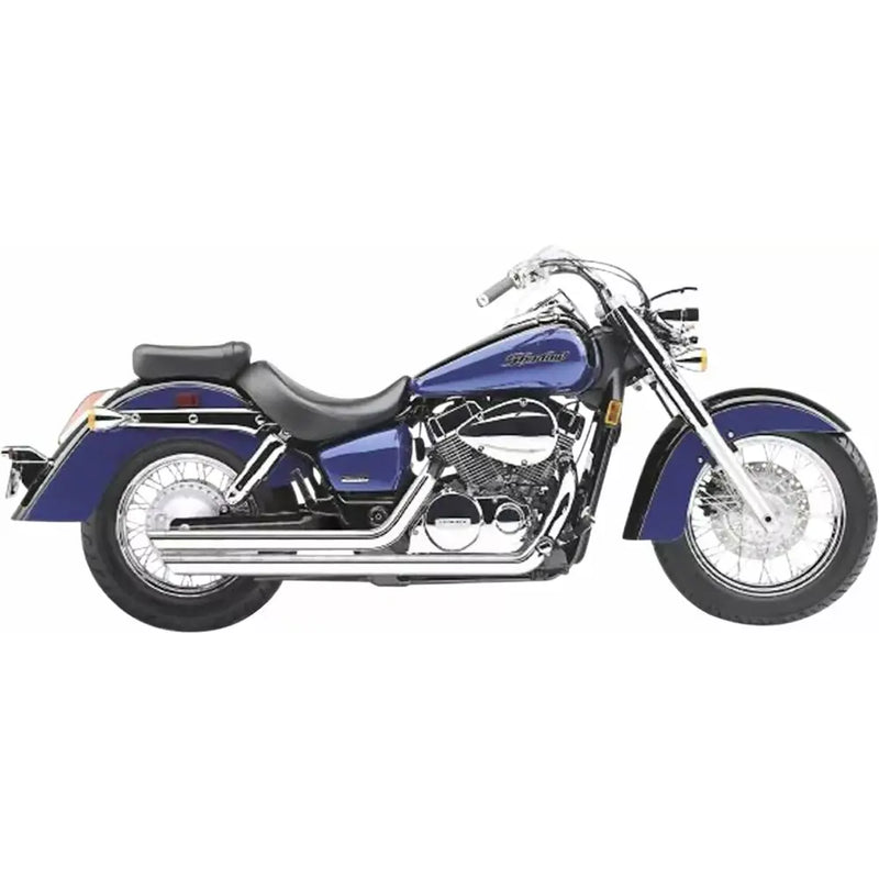 Cobra Streetrod Slash Cut Exhaust for Honda 04-07 VT750C Shadow / Aero / Chrome  - Customhoj