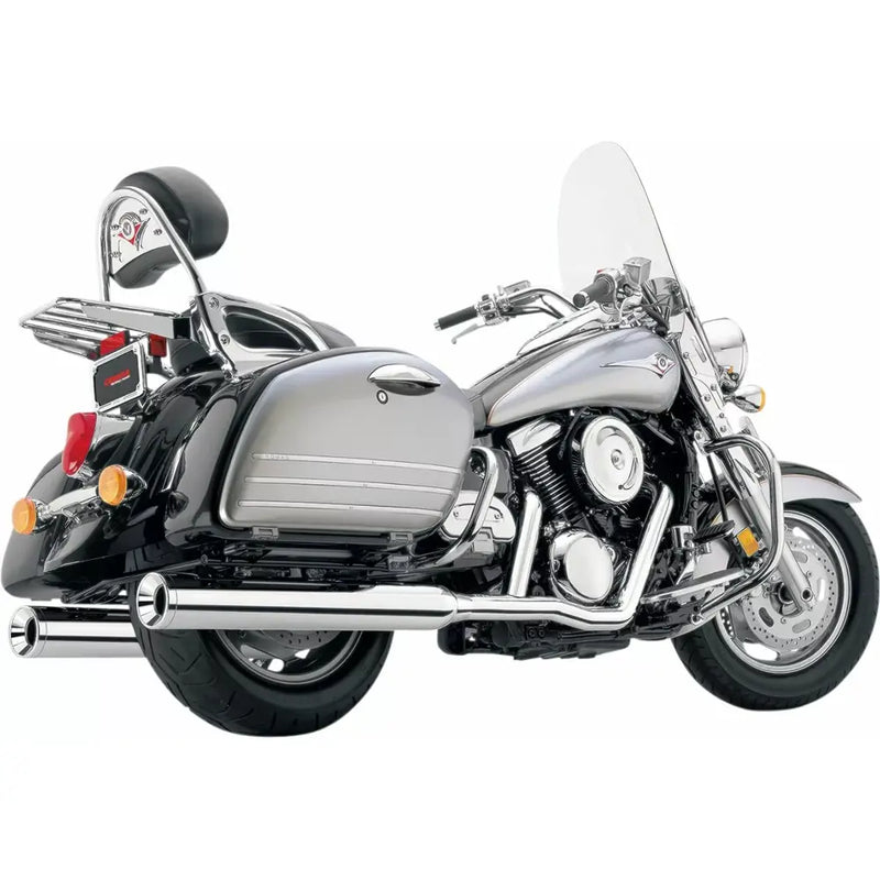 Cobra True Duals Chrome Exhaust for Kawasaki  - Customhoj
