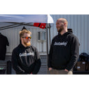 Customhoj Script Hoodie Black