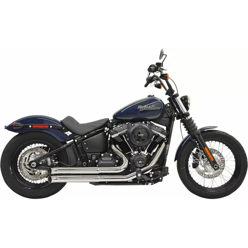 Sistema di scarico Bassani Pro Street Turn Out per Harley