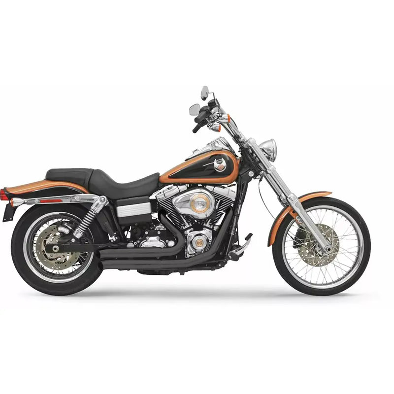 Sistema di scarico Bassani Fire Sweep Turn Out per Harley