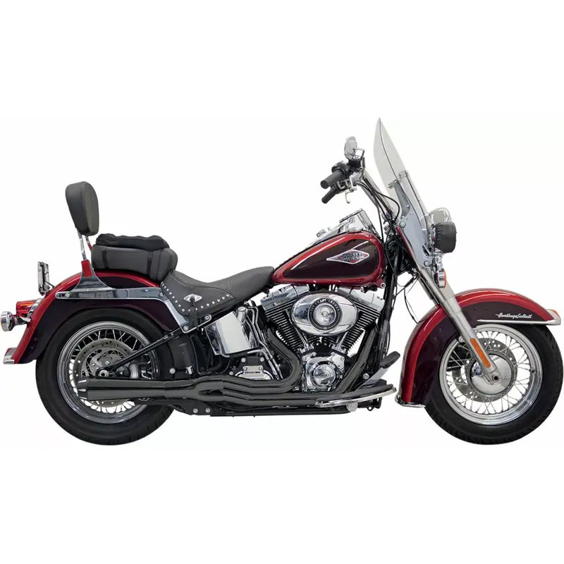 Sistema di scarico Bassani Road Rage II Mega Power 2-into-1 per Harley