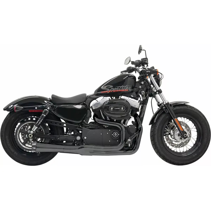 Sistema di scarico Bassani Road Rage II Mega Power 2-into-1 per Harley