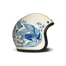 DMD Retro Graphic Open Motorcycle Helmet Tigre / XS (54cm)  - Customhoj