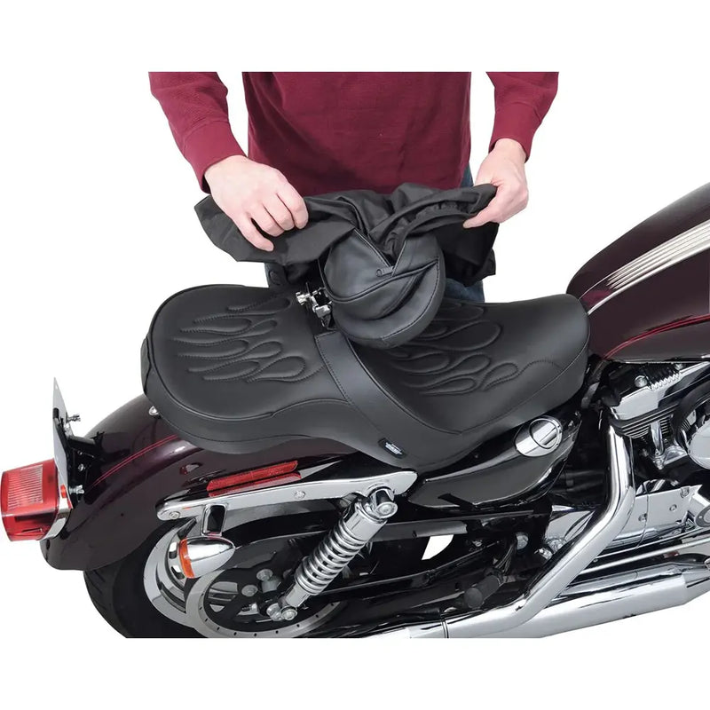 Drag Specialties EZ Glide II Convertible Rain Cover Motorcycle Backrest  - Customhoj