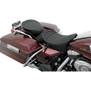 Drag Specialties EZ Glide II Solo Passenger Seat for Harley 97-25 Touring / Black Solar Reflective / Wide  - Customhoj