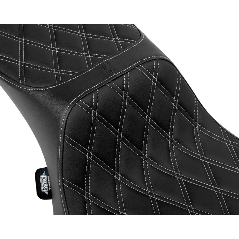 Drag Specialties Performance Predator 2-Up Extended Reach Seat for Harley  - Customhoj