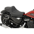 Drag Specialties Predator III Seat for Harley 04-22 XL Sportster / Tuck n Roll Black  - Customhoj