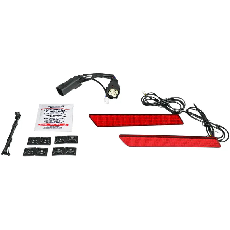 Custom Dynamics Luci LED a doppia intensità con chiusura a scatto per borse laterali Harley