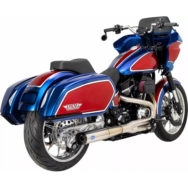 S&S Sistema di scarico SuperStreet 2-into-1 per Harley