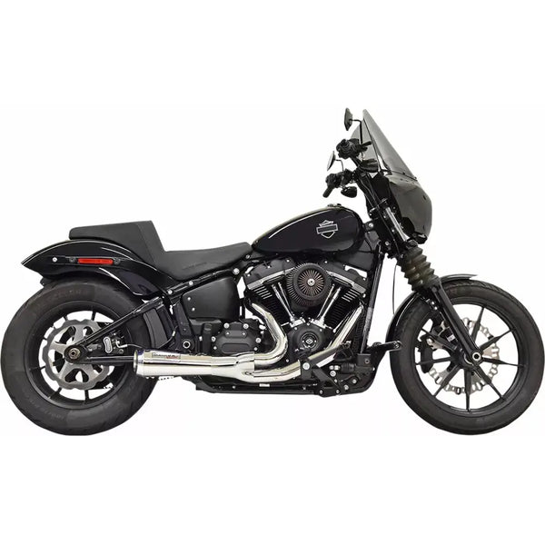 Sistema di scarico Bassani The Ripper Short 2-into-1 per Harley