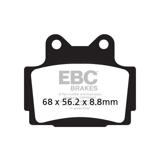 EBC Double-H Sintered Rear Brake Pads for Yamaha FZ 400 1996