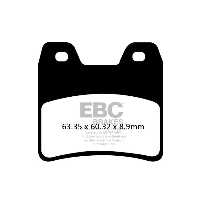 EBC Double-H Sintered Rear Brake Pads for Yamaha FZS 1000 Fazer 01-05