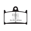 EBC Organic Front Brake Pads for Triumph Daytona 1200 92-98