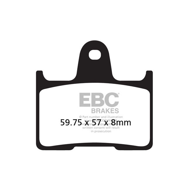 EBC Organic Rear Brake Pads for Kawasaki GTR 1400 ZG 1400 08-18