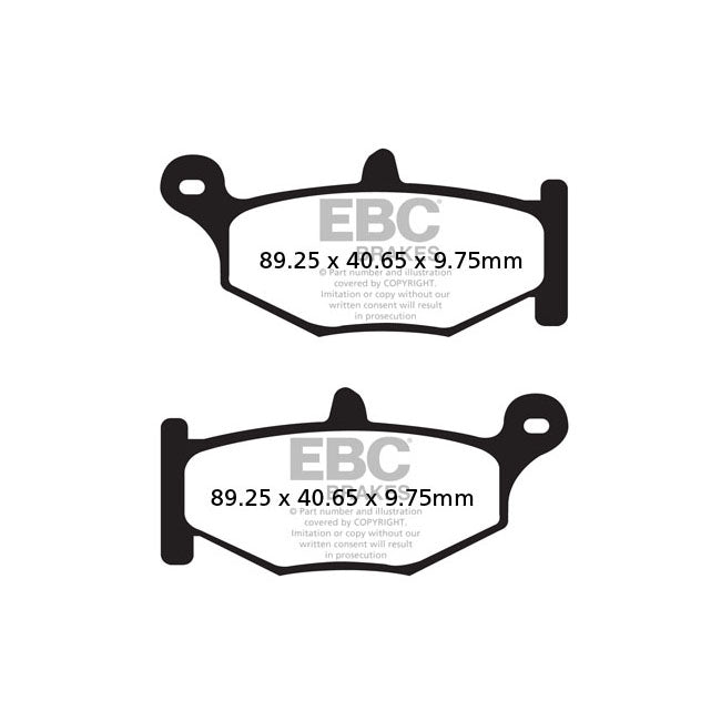 EBC Organic Rear Brake Pads for Suzuki DL 1000 V-Strom / XT 14-20