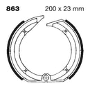 EBC Rear Brake Shoes for BMW K75/75-2 84-E88