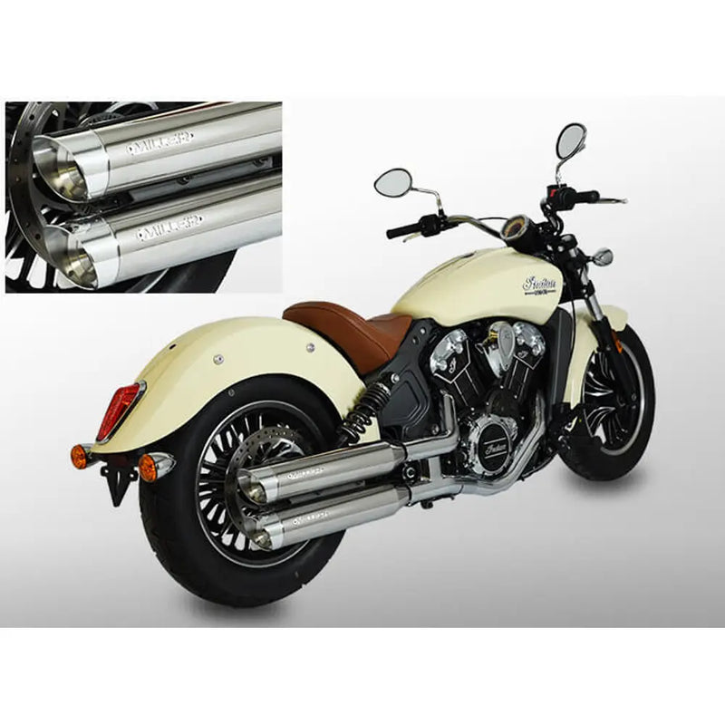 Miller Yuma Euro 3/4/5 Silenziatori Slip-On per Indian