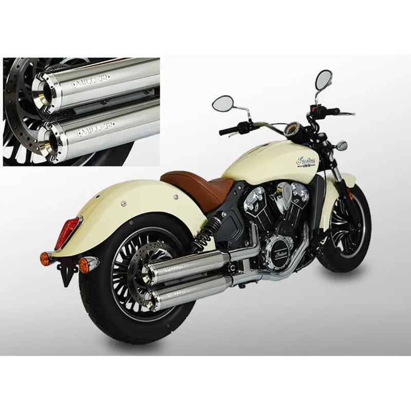 Miller Yuma Euro 3/4/5 Silenziatori Slip-On per Indian