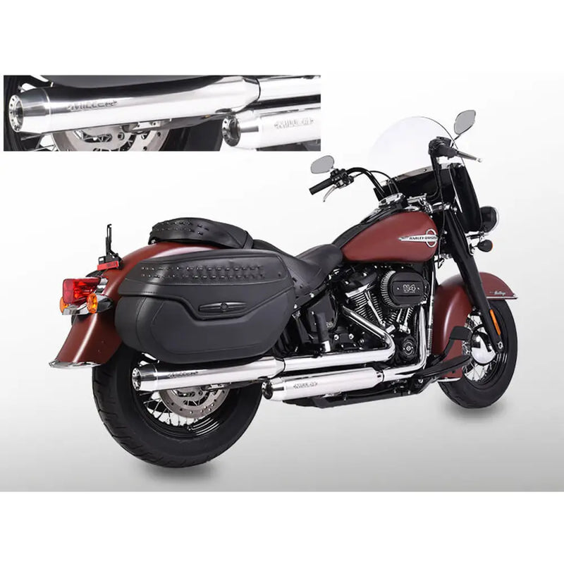Miller Independence Euro 4 Marmitte Slip-On per Harley