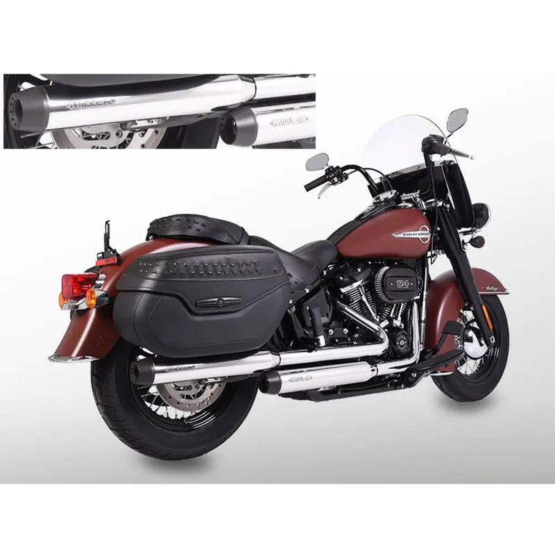 Miller Independence Euro 4 Marmitte Slip-On per Harley