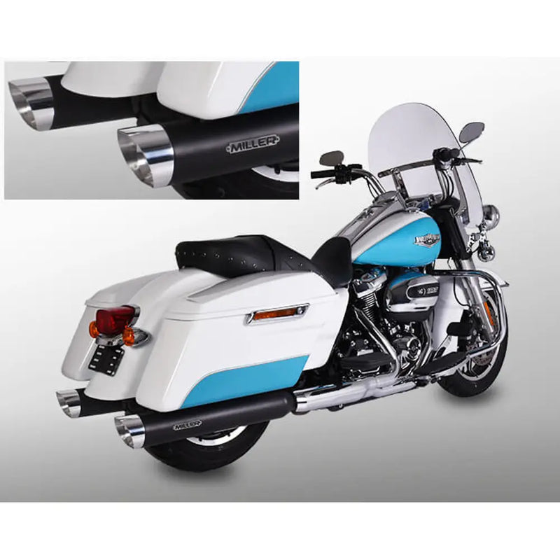 Miller Arlington Euro 4 Marmitte Slip-On per Harley