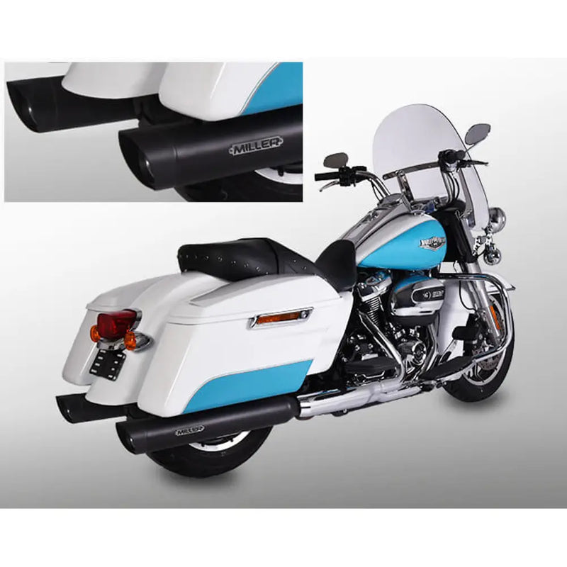 Miller Arlington Euro 4 Marmitte Slip-On per Harley