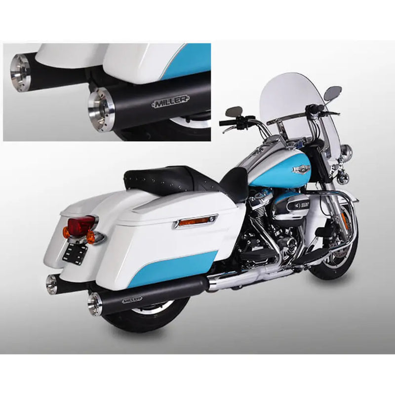 Miller Arlington Euro 4 Marmitte Slip-On per Harley