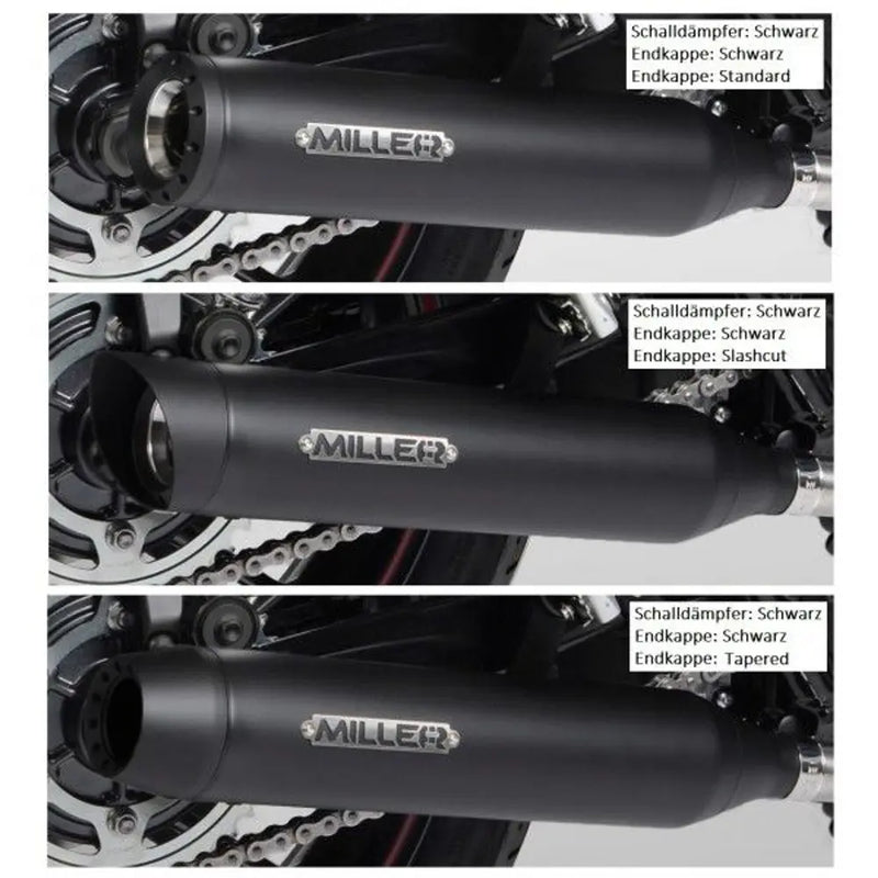 Miller Custom Euro 4/5 Silenziatore Slip-On per Honda