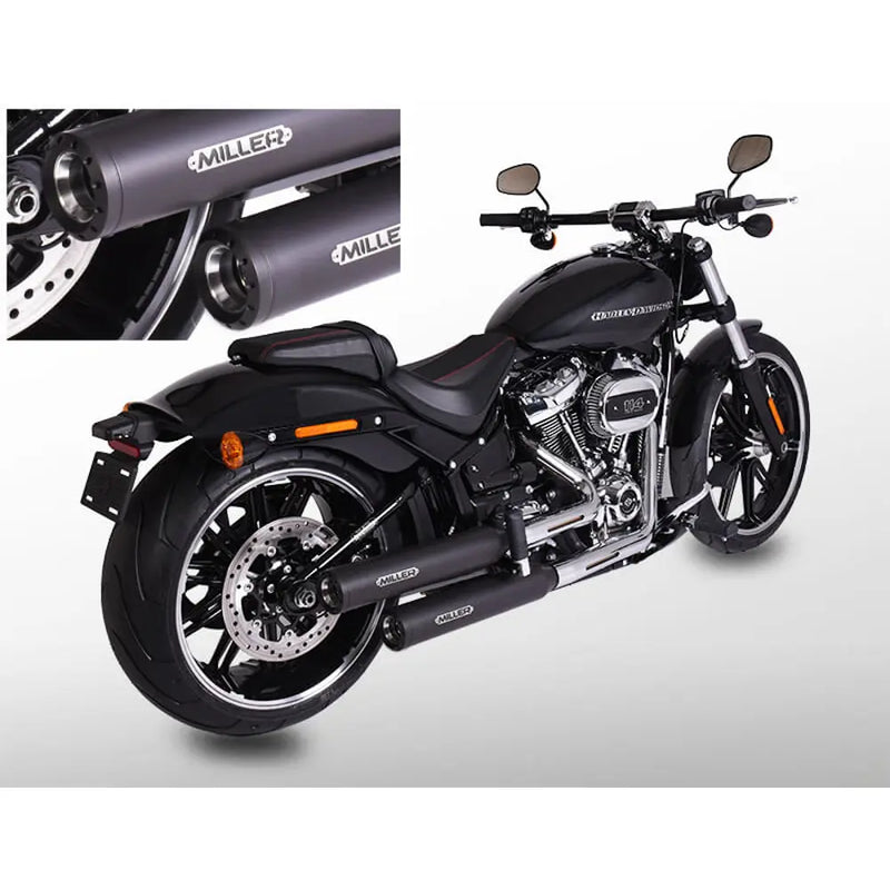 Miller Destiny Euro 5 Marmitte Slip-On per Harley