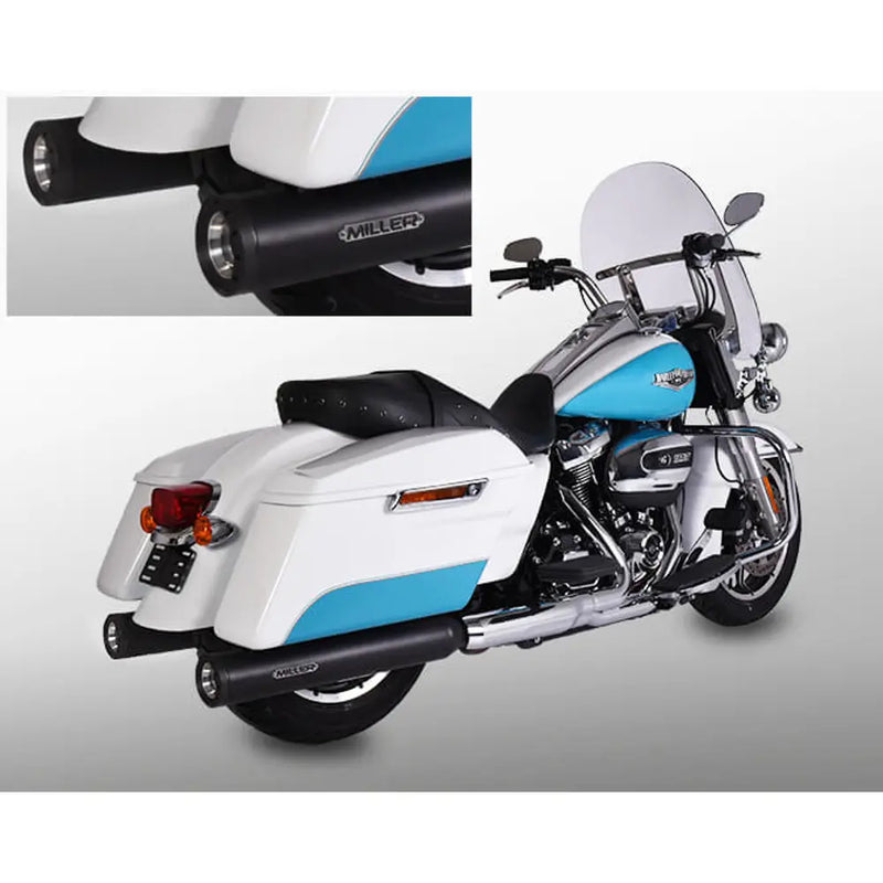 Miller Arlington Euro 4 Marmitte Slip-On per Harley